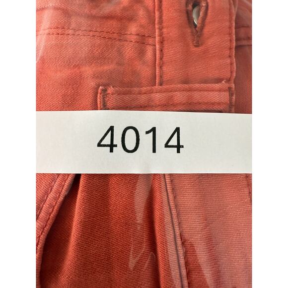 Pilcro Size 27 Stet Ankle Stretch Casual Jeans Orange Pink Pants Button Zip - Picture 13 of 13